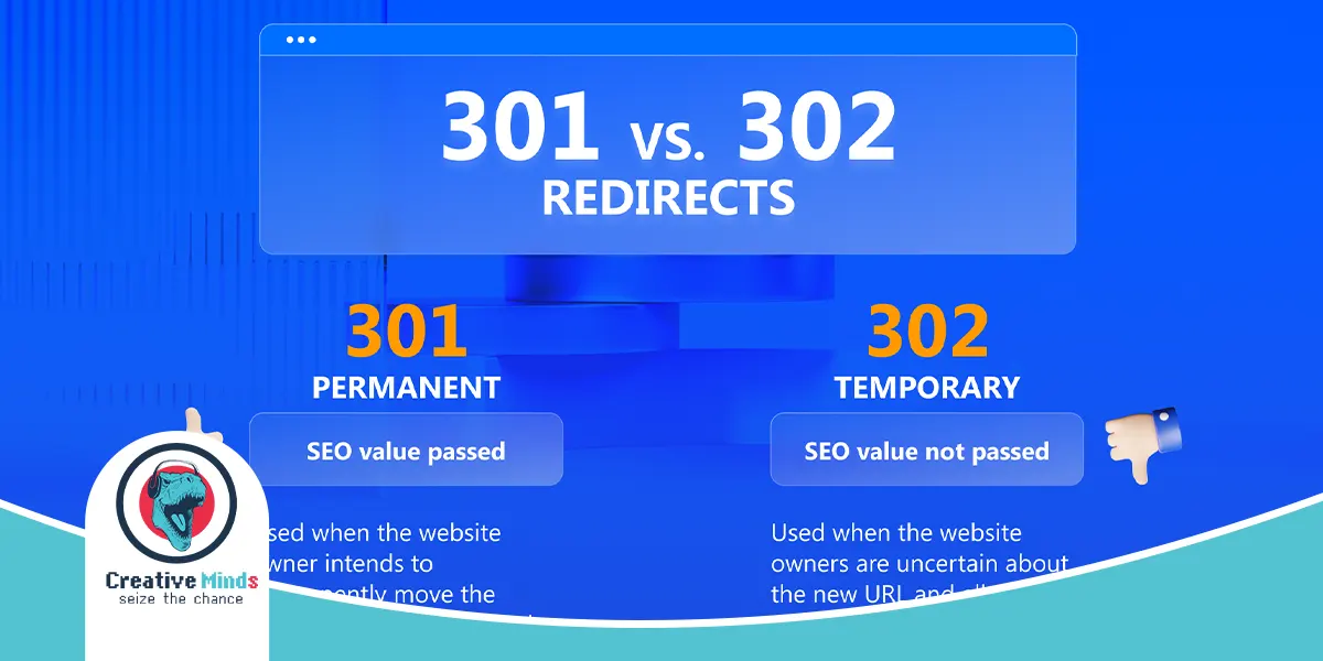 الفرق بين إعادة التوجيه 301 و302 في السيو
