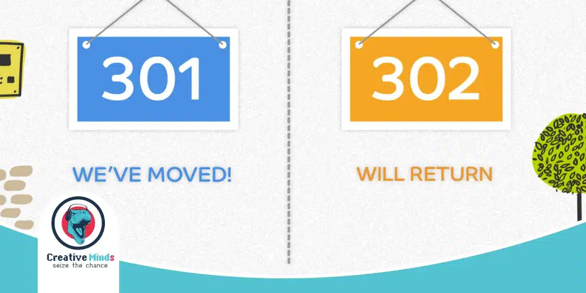 الفرق بين إعادة التوجيه 301 و302