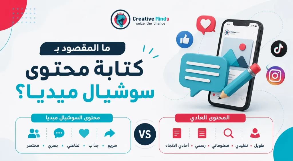كتابة محتوى سوشيال ميديا