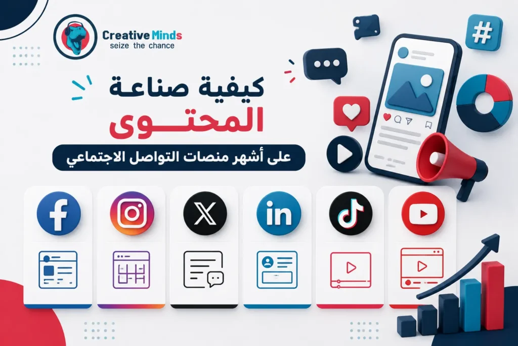 كتابة محتوى سوشيال ميديا حسب كل منصة