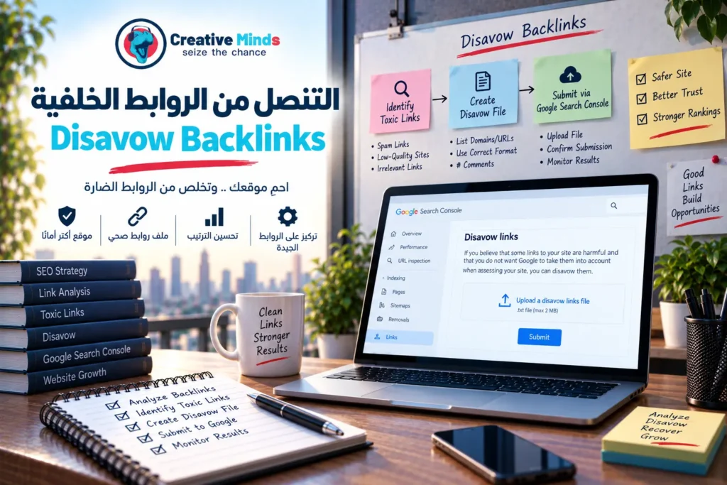Disavow Backlinks متى أستخدم أداة التنصل من الروابط؟